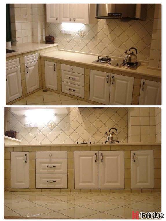 來看看别有特色的磚夾櫥櫃