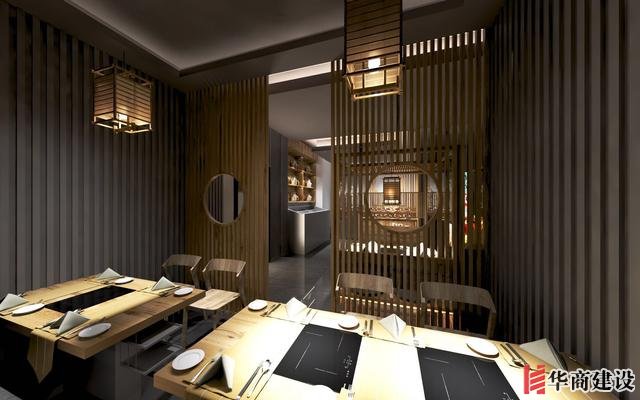 廣州170平日料店裝修，設計後實用餐位達到56位