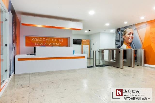 公司前台裝修該怎麽設計，廣州辦公室前台裝飾