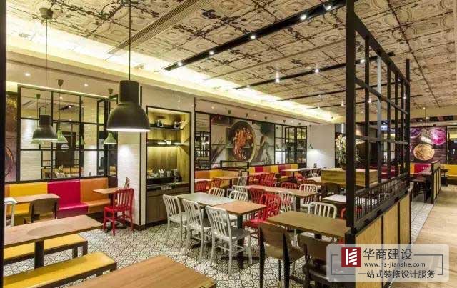 廣州快餐店裝修設計，快餐店風格布局規劃