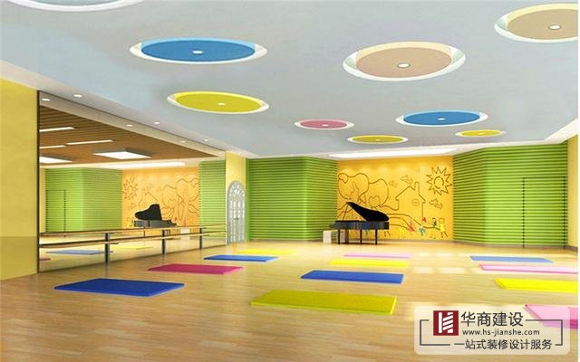 廣州兒童舞蹈室裝修,少兒舞蹈室内設計